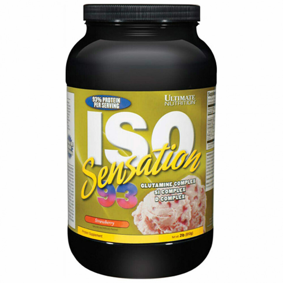 ISO Sensetion Strawberry 910g, Ultimate Nutrition фото 1 — 65fit