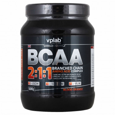 BCAA 2:1:1 Красный апельсин 300гр, vplab — 65fit