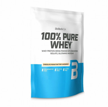 Pure Whey Шоколад-арахисовое масло 454g, BioTech — 65fit