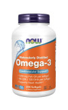 NOW Omega-3, Molecularly Distilled 1,000 mg Fish Oil 100 Softgels фото 1 — 65fit